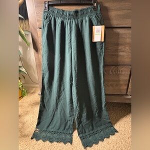NWT - Democracy Skyrise Dark Green Women’s Pant - 8